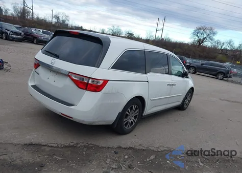 2012 Honda Odyssey Ex-L from USA, damaged, VIN 5FNRL5H62CB033706